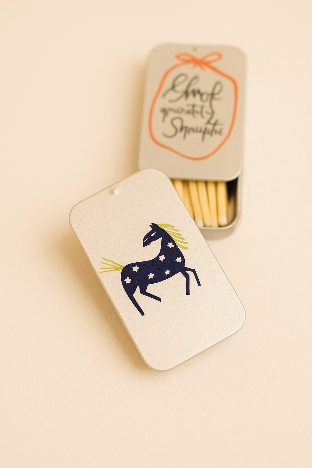 Մետաղյա տարայով լուցկիներ - Ձի