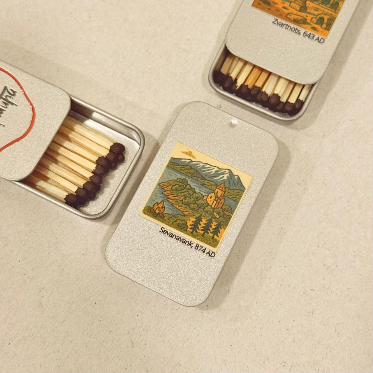 Մետաղյա տարայով լուցկիներ - Սևանավանք