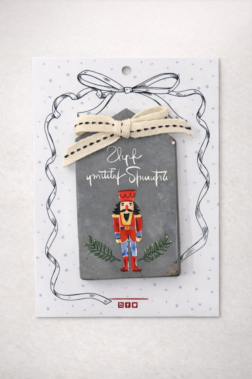 Handmade Gypsum Ornaments - Let's celebrate together